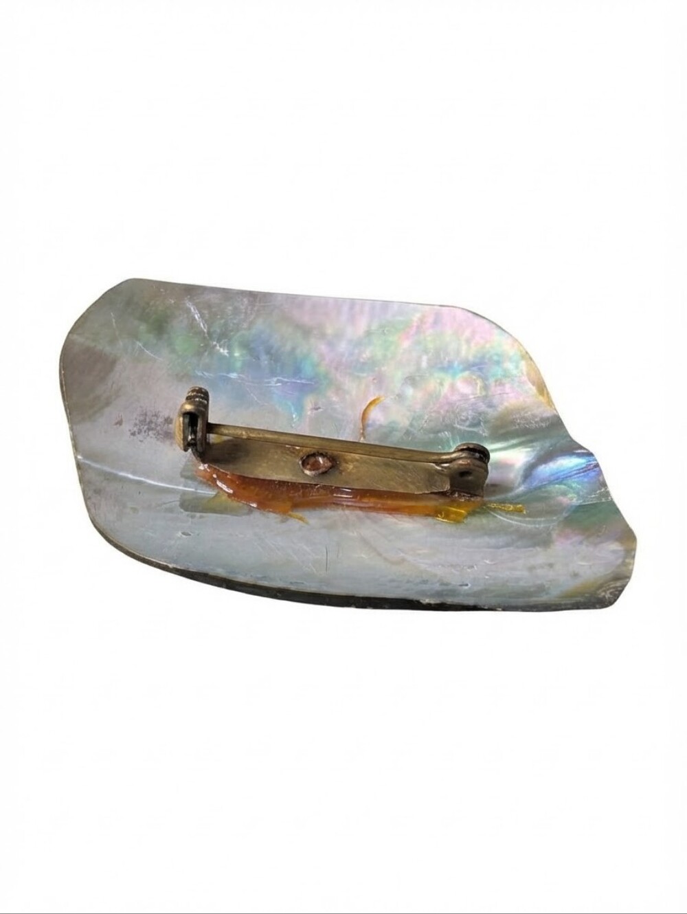 Vintage Shell Brooch - Picture 3 of 6